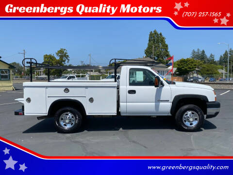2006 Chevrolet Silverado 2500HD for sale at Greenbergs Quality Motors in Napa CA