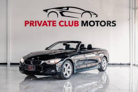 2015 BMW 4 Series for sale at Private Club Motors in Houston TX