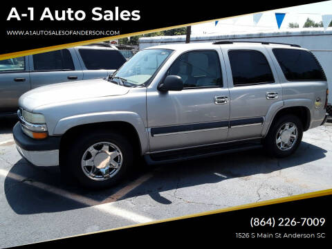 2004 Chevrolet Tahoe for sale at A-1 Auto Sales in Anderson SC