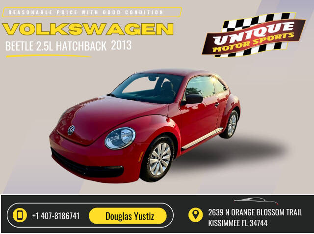 2013 Volkswagen Beetle for sale at Unique Motor Sports in Kissimmee, FL