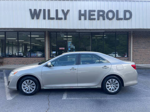 2014 Toyota Camry for sale at Willy Herold Automotive in Columbus GA