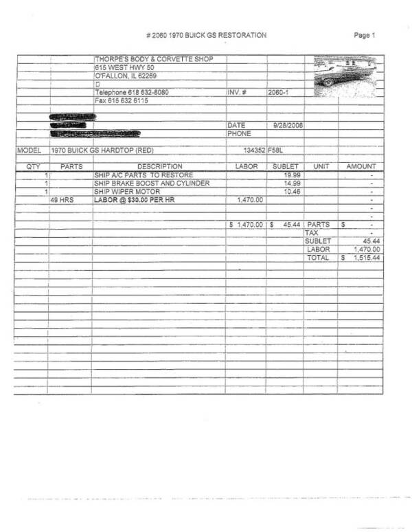 1970 Buick Gran Sport