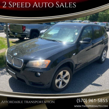2011 BMW X3 for sale at 2 Speed Auto Sales in Scranton PA