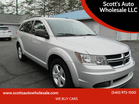 2014 Dodge Journey for sale at Scott's Auto Wholesale LLC in Locust Grove VA