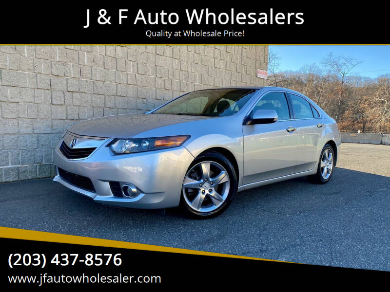 2012 Acura TSX for sale at J & F Auto Wholesalers in Waterbury CT