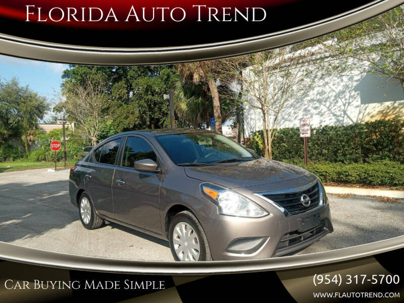 2016 Nissan Versa for sale at Florida Auto Trend in Plantation FL