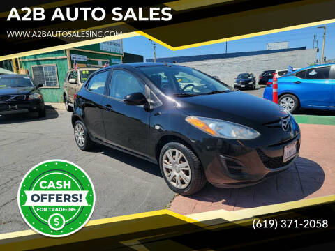 2011 Mazda MAZDA2 for sale at A2B AUTO SALES in Chula Vista CA