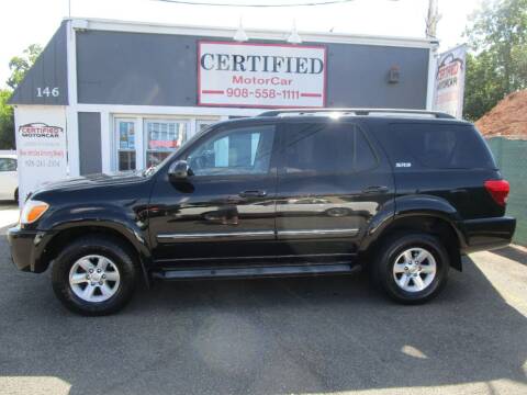2007 Toyota Sequoia for sale at CERTIFIED MOTORCAR LLC in Roselle Park NJ