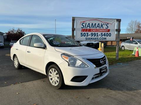 2018 Nissan Versa for sale at Siamak's Car Company llc in Woodburn OR