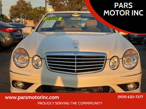 2009 Mercedes-Benz E-Class for sale at PARS MOTOR INC in Pomona CA