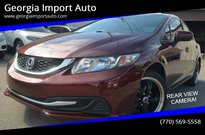 2014 Honda Civic for sale at Georgia Import Auto in Alpharetta GA
