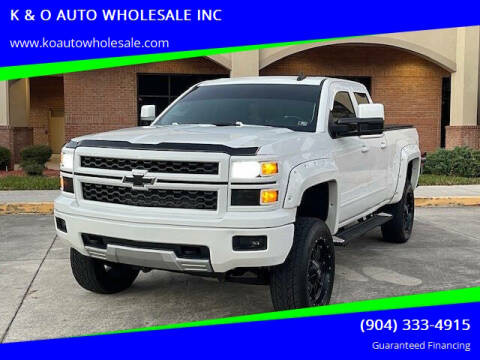 2015 Chevrolet Silverado 1500 for sale at K & O AUTO WHOLESALE INC in Jacksonville FL