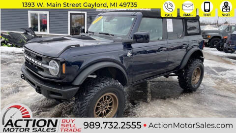 2021 Ford Bronco for sale at Action Motor Sales in Gaylord MI