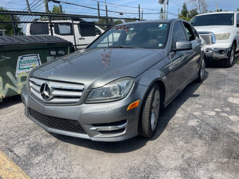 2013 Mercedes-Benz C-Class for sale at America Auto Wholesale Inc in Miami FL