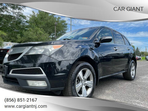 2011 Acura MDX for sale at Car Giant in Pennsville NJ