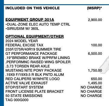 2024 Ford Mustang GT