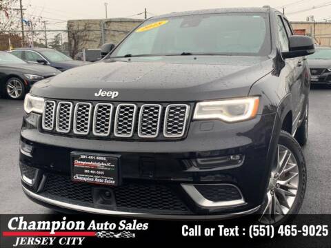 2018 Jeep Grand Cherokee for sale at CHAMPION AUTO SALES OF JERSEY CITY in Jersey City NJ