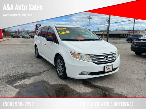 2012 Honda Odyssey for sale at A&A Auto Sales in Fairhaven MA