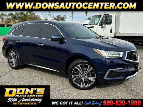 2020 Acura MDX for sale at Dons Auto Center in Fontana CA