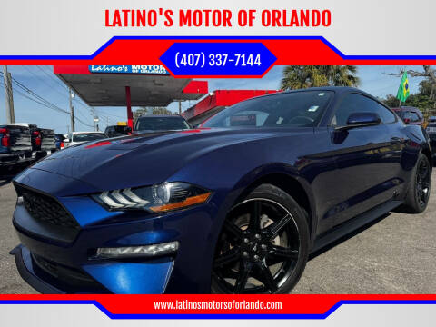 2018 Ford Mustang for sale at LATINO'S MOTOR OF ORLANDO in Orlando FL