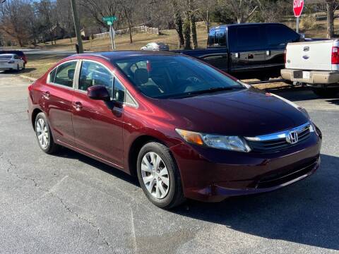 2012 Honda Civic for sale at Luxury Auto Innovations in Flowery Branch GA