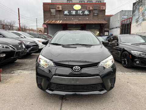 2016 Toyota Corolla for sale at TJ AUTO in Brooklyn NY