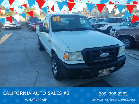 2007 Ford Ranger for sale at CALIFORNIA AUTO SALES #2 in Livingston CA