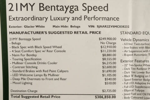 2021 Bentley Bentayga Speed