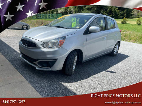 2018 Mitsubishi Mirage for sale at Right Price Motors LLC in Cranberry PA