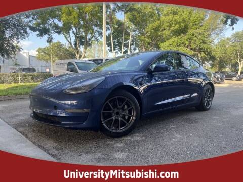 2021 Tesla Model 3 for sale at University Mitsubishi in Davie FL