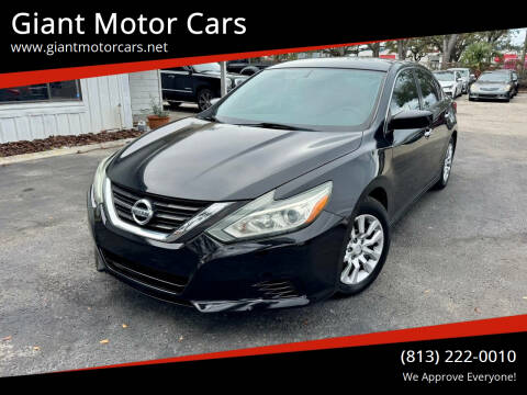 2016 Nissan Altima for sale at Giant Motor Cars in Tampa FL