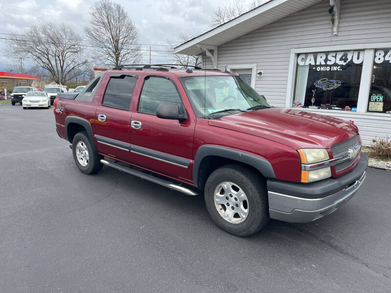 2004 Chevrolet Avalanche for sale at Cars 4 U in Liberty Township OH