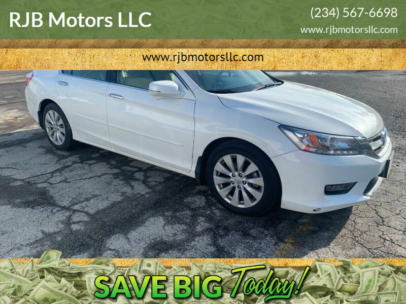 2015 Honda Accord for sale at RJB Motors LLC in Canfield OH