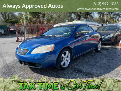 2007 Pontiac G6 for sale at Always Approved Autos in Tampa FL