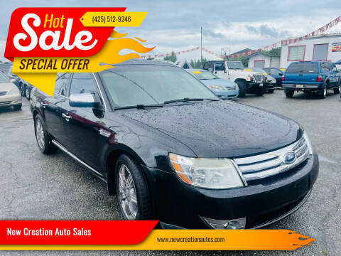 2008 Ford Taurus for sale at New Creation Auto Sales in Everett WA