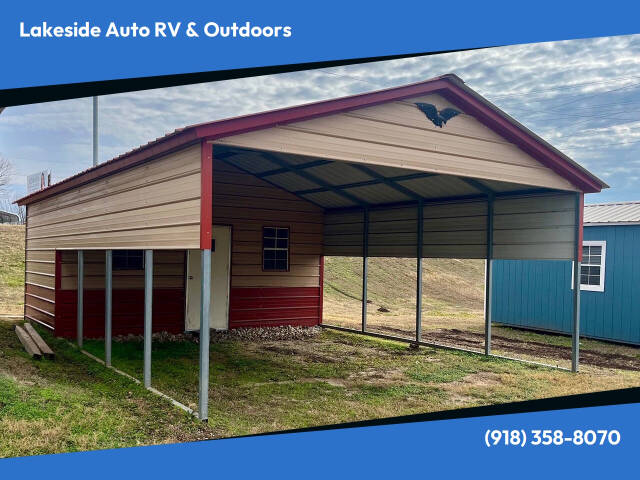Eagle Carports 20x30x9 Combo Image