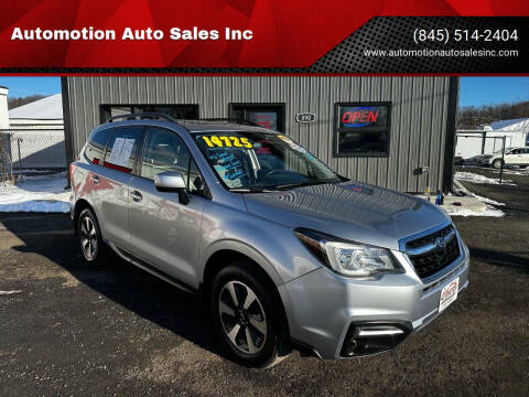 2017 Subaru Forester for sale at Automotion Auto Sales Inc in Kingston NY