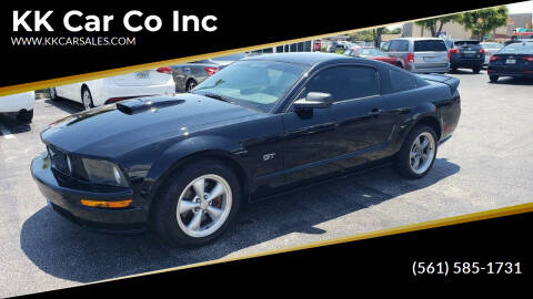 2008 Ford Mustang for sale at KK Car Co Inc in Lake Worth FL