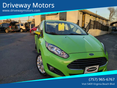 2014 Ford Fiesta for sale at Driveway Motors in Virginia Beach VA