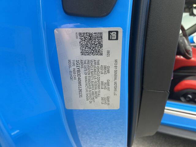 2021 Chevrolet Corvette Stingray