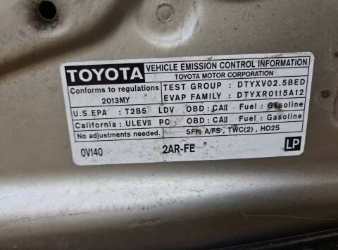 2013 Toyota Camry XLE