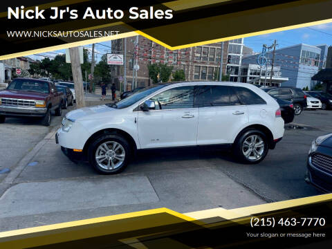 2010 Lincoln MKX for sale at Nick Jr's Auto Sales in Philadelphia PA