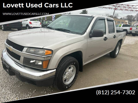 2005 Chevrolet Colorado for sale at Lovett Used Cars LLC in Washington IN