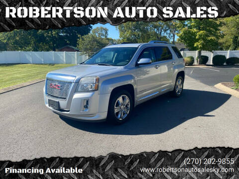 2013 GMC Terrain for sale at ROBERTSON AUTO SALES in Bowling Green KY