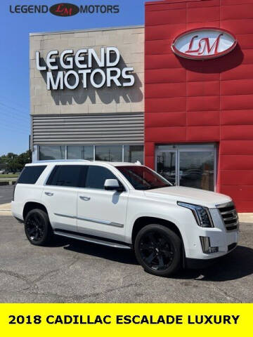 2018 Cadillac Escalade for sale at Legend Motors of Ferndale in Ferndale MI