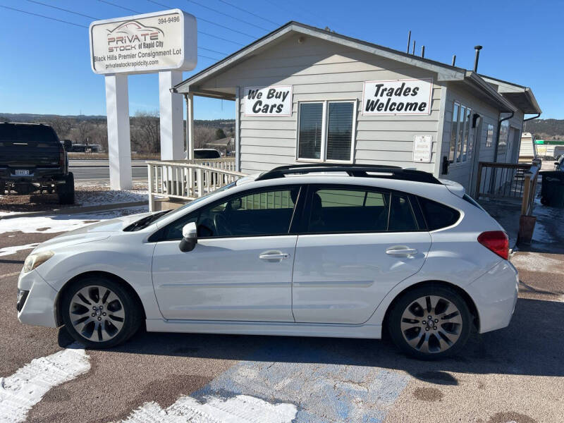 2016 Subaru Impreza for sale at PRIVATE STOCK OF RAPID CITY in Rapid City SD