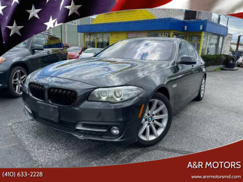 2015 BMW 5 Series for sale at A&R MOTORS in Baltimore MD