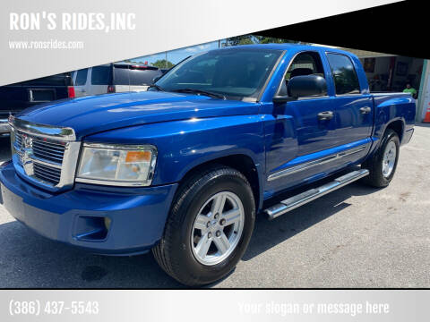 2009 Dodge Dakota for sale at RON'S RIDES,INC in Bunnell FL