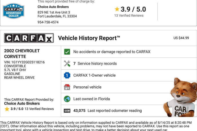 2002 Chevrolet Corvette