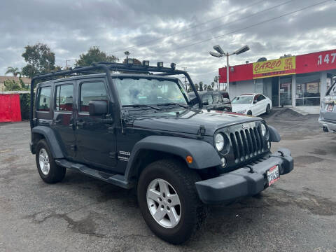 2017 Jeep Wrangler Unlimited for sale at CARCO SALES & FINANCE in Chula Vista CA
